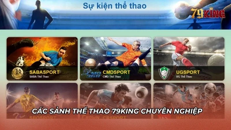 Hợp tác với nhiều nhà cung cấp game thể thao chuyên nghiệp